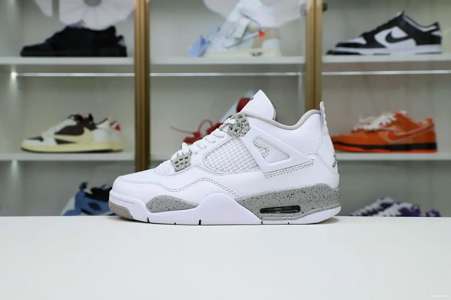 RETRO Kimikick 4 'WHITE OREO' JORDAN AIR 0811